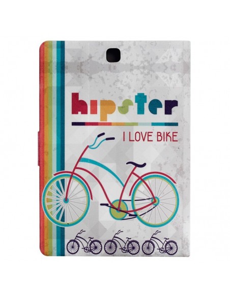 Funda soporte Samsung Galaxy Tab A 9,7'' (T550/T555) diseño Bike