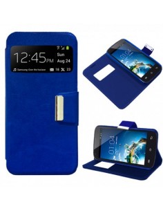 Funda libro soporte TPU Kazam Trooper 450 azul