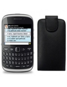 FUNDA TAPA BLACKBERRY 9320 NEGRA