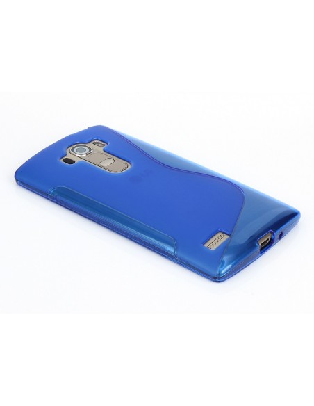 Funda gel TPU ola LG G4 azul