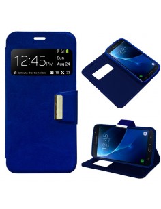 Funda libro soporte TPU Samsung J710 Galaxy J7 (2016) azul