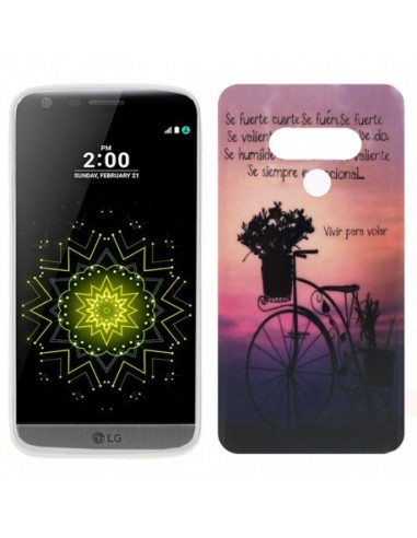 Carcasa TPU LG G5 diseño Bike