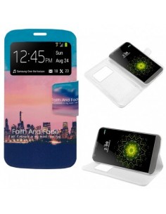 Funda libro soporte TPU LG G5 diseño City