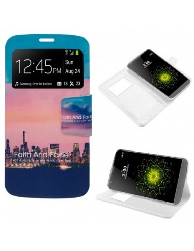 Funda libro soporte TPU LG G5 diseño City