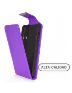 Funda tapa vertical Alcatel Idol Mini / Orange Hiro morada
