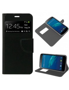 Funda libro soporte TPU ZTE Blade A460 negra