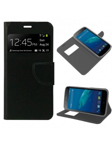 Funda libro soporte TPU ZTE Blade A460 negra