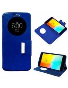 FUNDA LIBRO TPU LG L FINO AZUL
