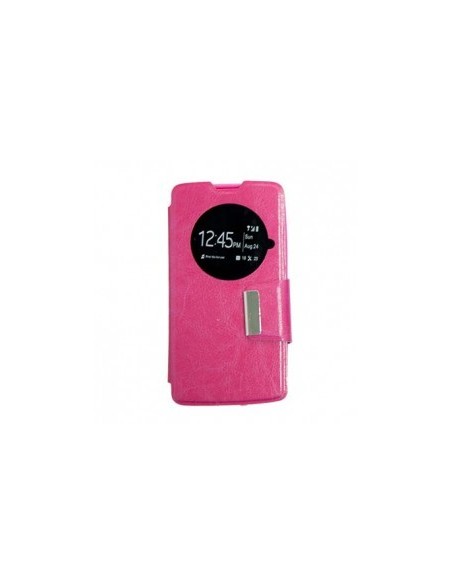 FUNDA LIBRO TPU LG SPIRIT H440 ROSA