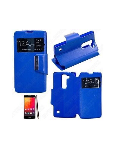 Funda libro soporte TPU LG Spirit H440 azul