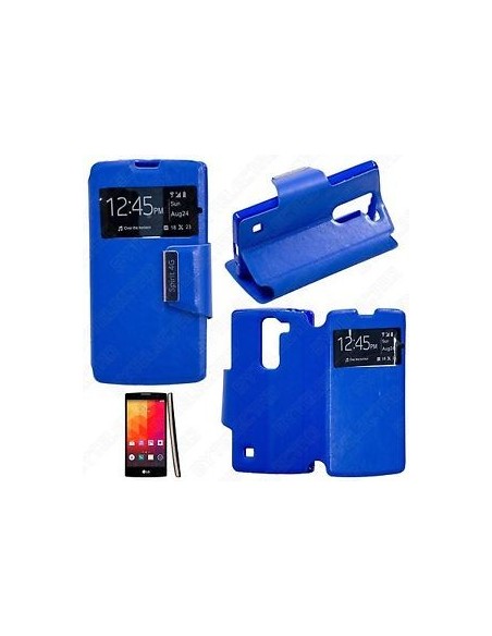 Funda libro soporte TPU LG Spirit H440 azul