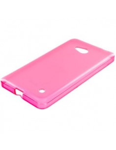 Funda gel TPU mate Microsoft Lumia 640 rosa 2
