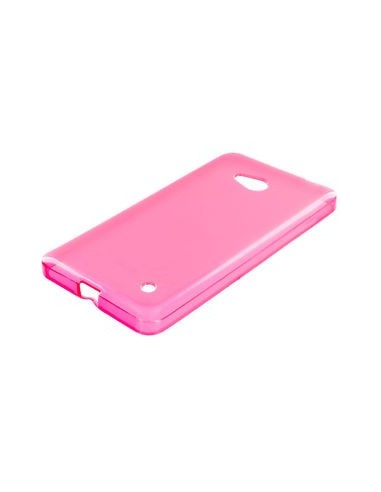 Funda gel TPU mate Microsoft Lumia 640 rosa