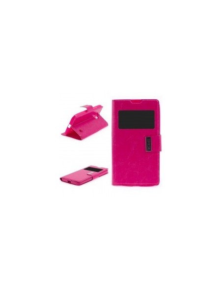 Funda libro soporte TPU Microsoft Lumia 640 rosa