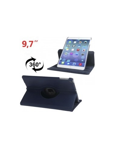 Funda soporte giratorio Apple iPad Pro 9,7 pulgadas polipiel azul marino