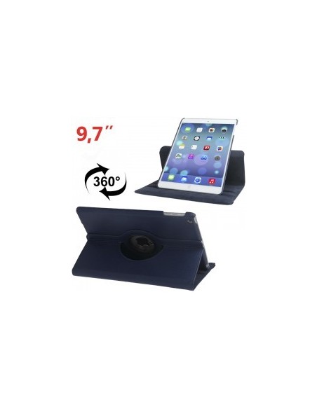 Funda soporte giratorio Apple iPad Pro 9,7 pulgadas polipiel azul marino