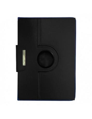 Funda soporte giratorio universal tablets 7'' pulgadas polipiel negra