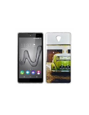 FUNDA TPU DISEÑO WIKO ROBBY CAR