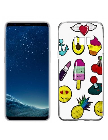 Carcasa TPU transparente Samsung G950 Galaxy S8 diseño Verano (Summer)