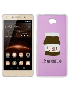 Carcasa TPU Huawei Y5 II / Y6 II Compact diseño Chocolate