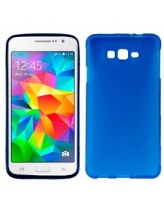 Funda gel TPU mate Samsung G530 Galaxy Grand Prime azul