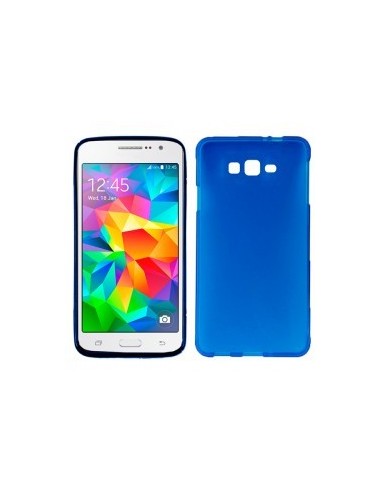 Funda gel TPU mate Samsung G530 Galaxy Grand Prime azul