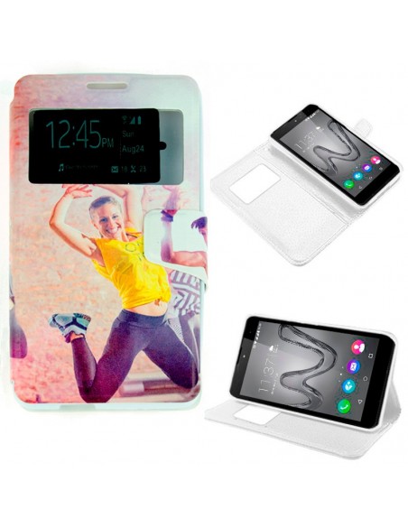 FUNDA LIBRO TPU DISEÑO WIKO ROBBY SALTOS