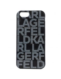 Carcasa TPU iPhone 6 / 6S licencia Karl Lagerfeld negra diseño letras 2