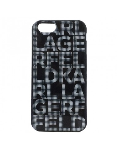 Carcasa TPU iPhone 6 / 6S licencia Karl Lagerfeld negra diseño letras