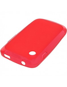 Funda gel TPU mate Wiko Ozzy 3,5" roja 2