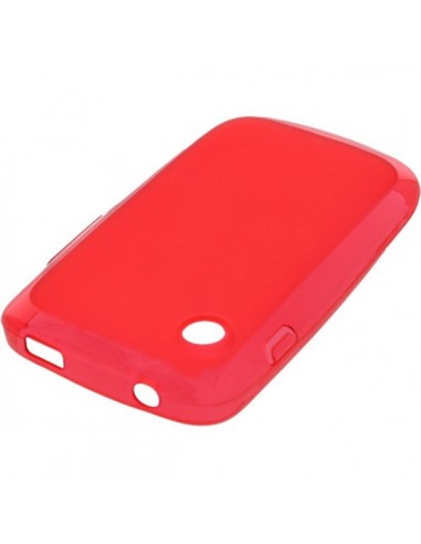 Funda gel TPU mate Wiko Ozzy 3,5" roja