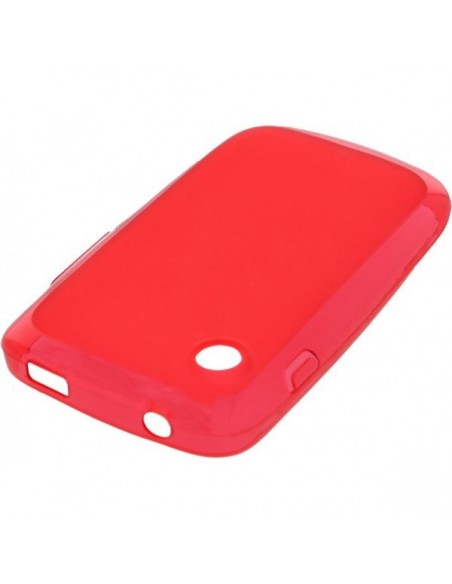 Funda gel TPU mate Wiko Ozzy 3,5" roja