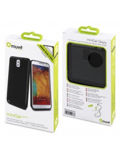 Funda gel TPU brillo Samsung Galaxy Note 3 (N9000/N9005) negra 2