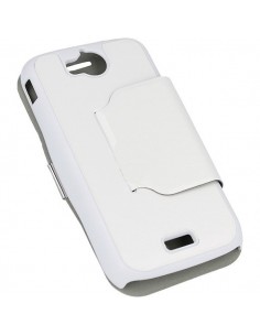 Funda libro soporte BQ Aquaris 3,5 blanca 2