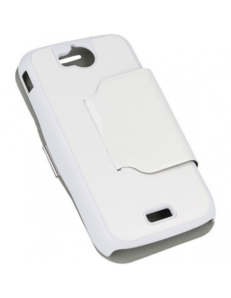 Funda libro soporte BQ Aquaris 3,5 blanca