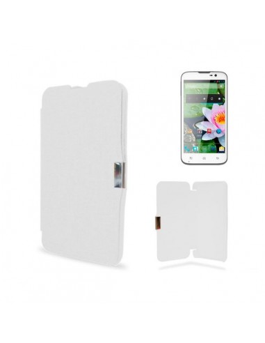 FUNDA LIBRO IMAN BQ AQUARIS 4,5 BLANCA