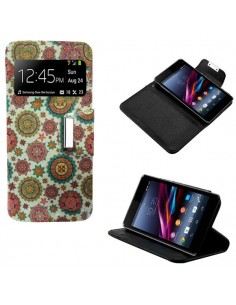 Funda libro soporte TPU BQ Aquaris 4,5 diseño Estrellas