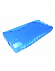 Funda gel TPU ola BQ Aquaris 5,7'' azul 2