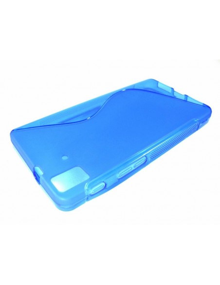 Funda gel TPU ola BQ Aquaris 5,7'' azul