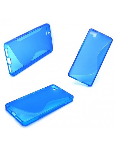 Funda gel TPU ola BQ Aquaris 5,7'' azul
