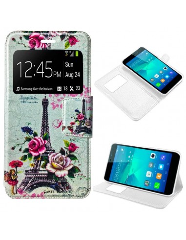 Funda libro soporte TPU Huawei GT3 / Honor 5C diseño Paris
