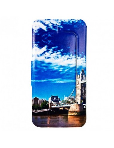 FUNDA LIBRO SILICONA UNIVERSAL SOPORTE DISEÑO 5,1" - 5,3" LONDON BRIDGE