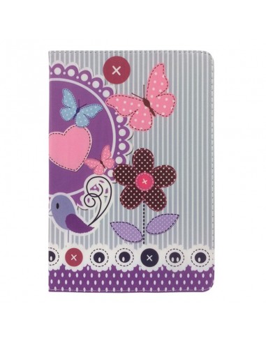 Funda soporte universal tablets 7'' pulgadas diseño Flores