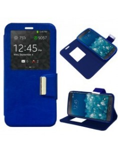 Funda libro soporte TPU Samsung Galaxy Note Edge (N915) azul