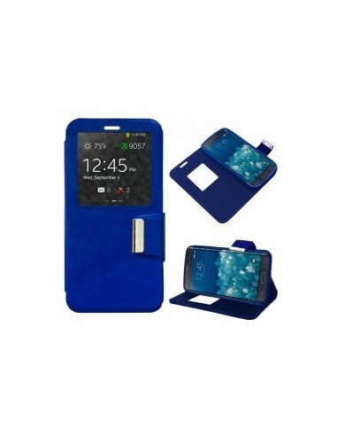 Funda libro soporte TPU Samsung Galaxy Note Edge (N915) azul