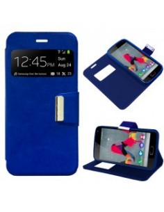 FUNDA LIBRO TPU WIKO U FEEL LITE AZUL