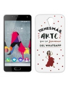 FUNDA TPU DISEÑO WIKO U FEEL LITE FLAMENCA