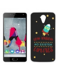 FUNDA TPU DISEÑO WIKO U FEEL LITE COHETE