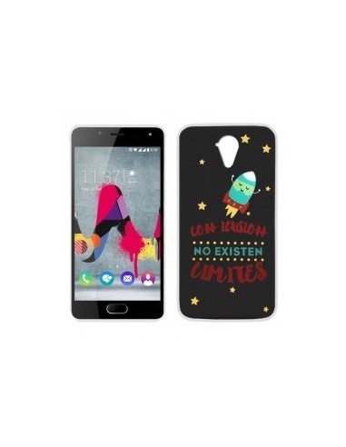 FUNDA TPU DISEÑO WIKO U FEEL LITE COHETE