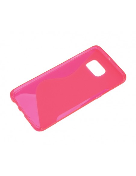 Funda gel TPU ola Samsung G928f Galaxy S6 Edge Plus rosa